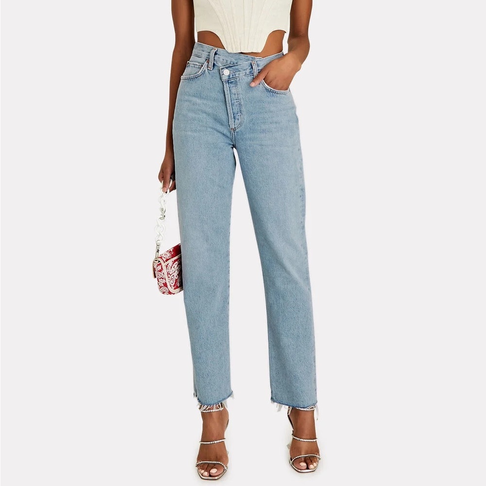 AGOLDE Criss Cross Straight Jeans